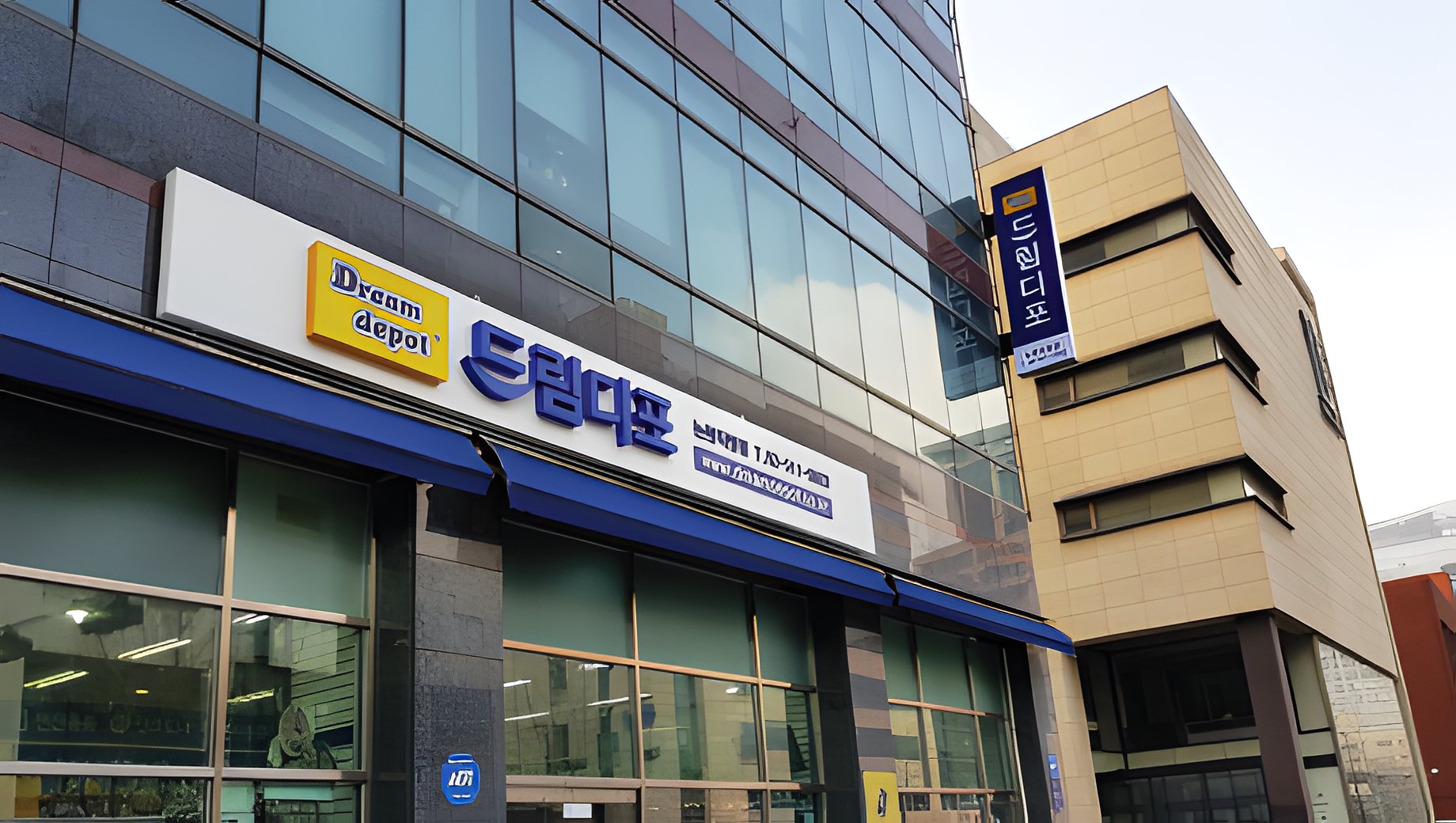 드림디포 직영매장 외관